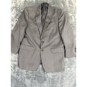 Ralph Lauren Mens 42R Gray 3 Piece Suit Jacket & Pants Wool